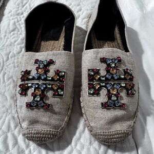 Tory Burch Ines jeweled espadrille